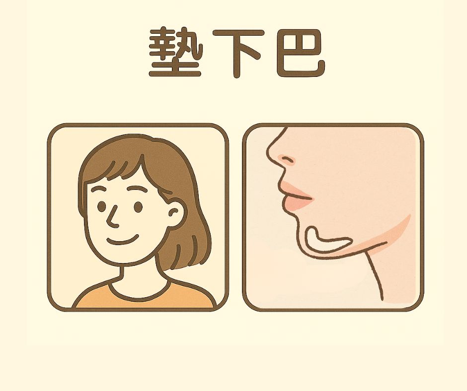 墊下巴