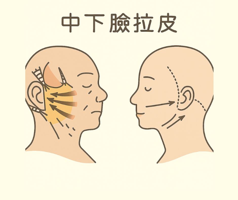 中下臉拉皮