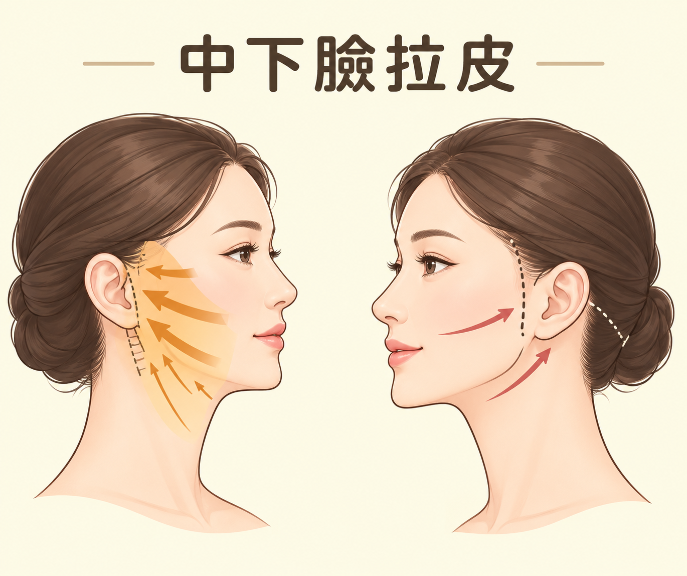 中下臉拉皮
