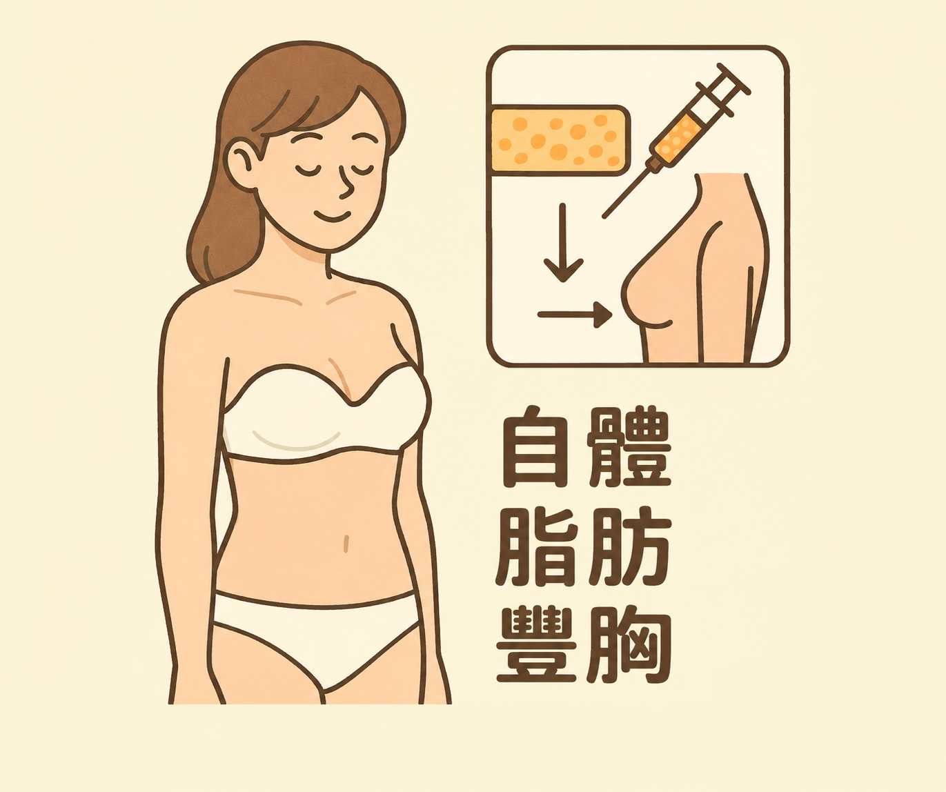自體脂肪豐胸